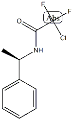 2-chloro-2,2-difluoro-N-[(1R)-1-phenylethyl]acetamide Structure