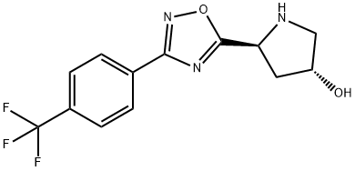 1212693-35-0 (3R,5S)-5-(3-(4-(trifluoromethyl)phenyl)-1,2,4-oxadiazol-5-yl)pyrrolidin-3-ol