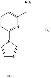 [6-(1h-imidazol-1-yl)pyridin-2-yl]methylamine dihydrochloride 结构式