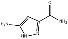 5-氨基吡唑-3-甲酰胺 结构式