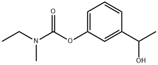 3-(1-羟乙基)苯基乙基(甲基)氨基甲酸酯,1222073-98-4,结构式