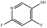 4,6-ジフルオロピリジン-3-オール 化学構造式