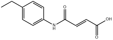 (2E)-3-[(4-ethylphenyl)carbamoyl]prop-2-enoic acid 结构式