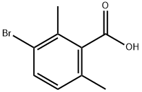 3-ブロモ-2,6-ジメチル安息香酸 化学構造式