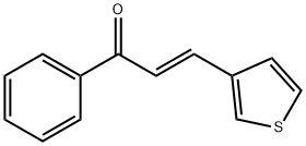 (2E)-1-phenyl-3-(thiophen-3-yl)prop-2-en-1-one Structure