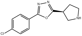 1234688-59-5 (S)-2-(4-chlorophenyl)-5-(pyrrolidin-3-yl)-1,3,4-oxadiazole