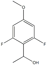 1-(2,6-ジフルオロ-4-メトキシフェニル)エタノール 化学構造式