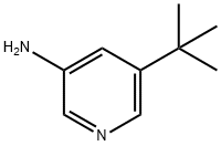 5-(叔丁基)吡啶-3-胺,1256818-34-4,结构式