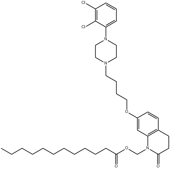 Aripiprazole Lauroxil Structure