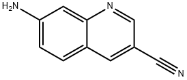 7-氨基喹啉-3-甲腈,1261236-58-1,结构式