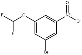 3-bromo-5-nito-1-(difluoromethoxy)benzene|3-溴-5-硝基-1-二氟甲氧基苯