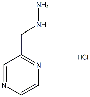 Pyrazine, 2-(hydrazinylmethyl)-, hydrochloride (1:1) Struktur