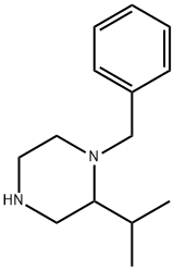 1-benzyl-2-isopropylpiperazine Structure