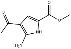 4-乙酰基-5-氨基-1H-吡咯-2-羧酸甲酯, 1269824-46-5, 结构式