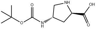 (2R,4S)-4-{[(叔-丁氧基)羰基]氨基}吡咯烷-2-羧酸, 1279030-48-6, 结构式