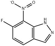 6-Fluoro-7-nitro-1H-indazole Structure