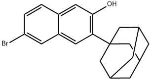 2-Naphthalenol, 6-BroMo-3-Tricyclo[3.3.1.13,7]Dec-1-Yl-,128272-29-7,结构式