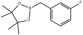 2-(3-fluorobenzyl)-4,4,5,5-tetraMethyl-1,3,2-dioxaborolane Structure