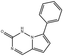 7-苯基吡咯并[2,1-F][1,2,4]三嗪-2-醇 结构式