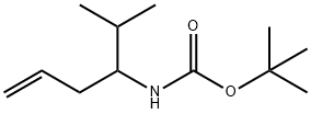 tert-butyl N-(2-methylhex-5-en-3-yl)carbamate Structure