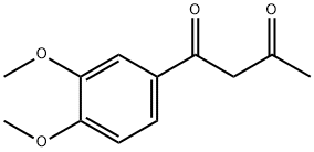 1-(3,4-二甲氧基苯基)丁烷-1,3-二酮 结构式