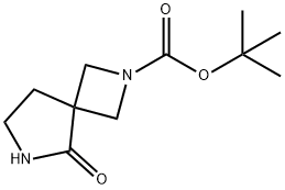 5-氧代-2,6-二氮杂螺[3,4]辛烷-2-甲酸叔丁酯,1330765-39-3,结构式