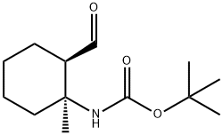 tert-butyl N-[(1S,2R)-2-formyl-1-methylcyclohexyl]carbamate 结构式