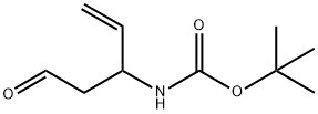 tert-butyl N-(5-oxopent-1-en-3-yl)carbamate 结构式