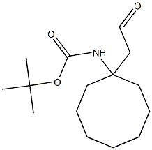 tert-butyl N-[1-(2-oxoethyl)cyclooctyl]carbamate Structure