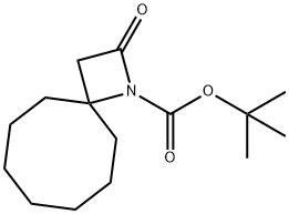 tert-butyl 2-oxo-1-azaspiro[3.7]undecane-1-carboxylate Struktur