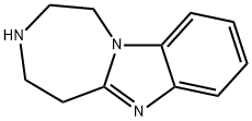 2,3,4,5-四氢-1H-苯并[4,5]咪唑并[1,2-D][1,4]二氮杂卓, 135875-10-4, 结构式
