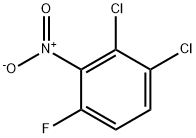 1,2-bis(chloranyl)-4-fluoranyl-3-nitro-benzene Struktur