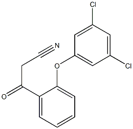 3-[2-(3,5-dichlorophenoxy)phenyl]-3-oxopropanenitrile