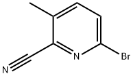6-溴-3-甲基-2-氰基吡啶,1379335-87-1,结构式