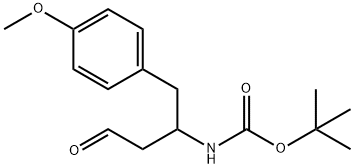 tert-butyl N-[1-(4-methoxyphenyl)-4-oxobutan-2-yl]carbamate Structure