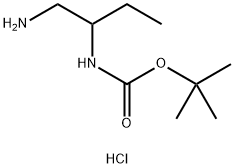 (1-氨基丁-2-基)氨基甲酸叔丁酯盐酸盐,138374-00-2,结构式