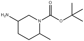 5-amino-1-boc-2-methylpiperidine Structure