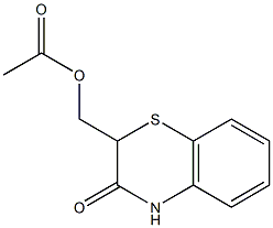 (3-oxo-3,4-dihydro-2H-1,4-benzothiazin-2-yl)methyl acetate|