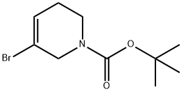 5-溴-N-BOC-1,2,3,6-四氢吡啶 结构式