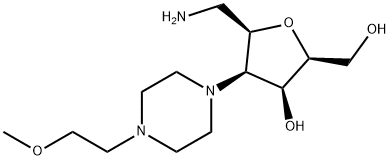 1421051-28-6 (2S,3S,4R,5R)-5-(aminomethyl)-2-(hydroxymethyl)-4-(4-(2-methoxyethyl)piperazin-1-yl)tetrahydrofuran-3-ol