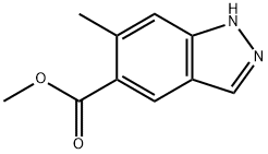 methyl 6-methyl-1h-indazole-5-carboxylate 结构式