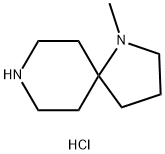 1,8-Diazaspiro[4.5]decane, 1-methyl-, hydrochloride (1:2),1432679-85-0,结构式