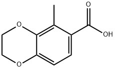 5-メチル-2,3-ジヒドロベンゾ[B][1,4]ジオキシン-6-カルボン酸 化学構造式