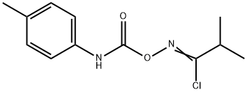 (Z)-(1-chloro-2-methylpropylidene)amino N-(4-methylphenyl)carbamate 化学構造式