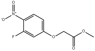 methyl 2-(3-fluoro-4-nitrophenoxy)acetate Structure