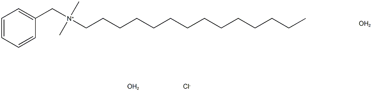 BENZYLDIMETHYLTETRADECYLAMMONIUM CHLORI& Struktur