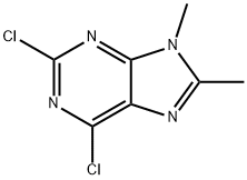 2,6-dichloro-8,9-dimethyl-9h-purine 结构式