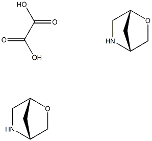 (1R,4R)-2-氧杂-5-氮杂双环[2.2.1]庚烷草酸盐(2:1) 结构式