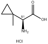 cyclopropaneacetic acid, alpha-amino-1-methyl-, (alphas)-, hcl Struktur