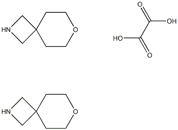 7-Oxa-2-azaspiro[3.5]nonane oxalate(2:1) Struktur